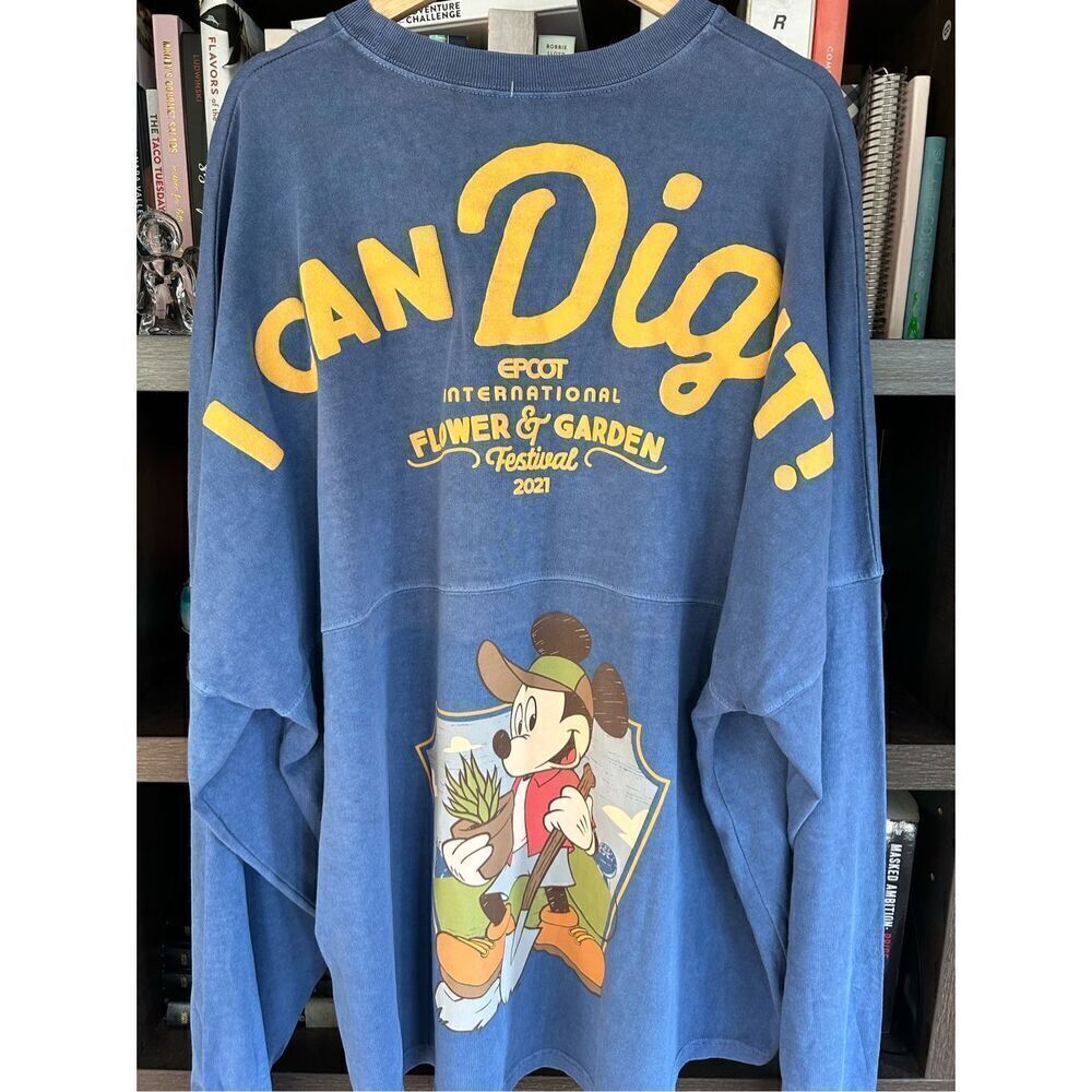 NWOT Disney 2021 EPCOT Flower & Garden Fest Mickey Passholder Spirit Jersey XXL - Picture 4 of 4